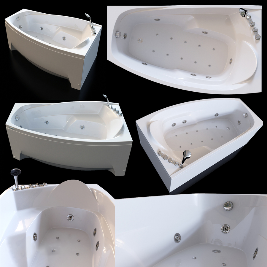 Acrylic hydromassage bath Doctor Jet Laluna